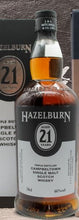Chargez l'image dans la visionneuse de la galerie,alt
X Hazelburn 21 ans 2022 0,7l 46 % vol. Whisky Campbeltown Édition limitée
