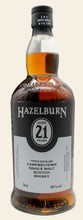 Chargez l'image dans la visionneuse de la galerie,X Hazelburn 21 ans 2022 0,7l 46 % vol. Whisky Campbeltown édition limitée
