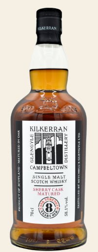 X Kilkerran 8y Bourbon cask strength 0,7l 55,8%vol. Campbeltown Limited Edition