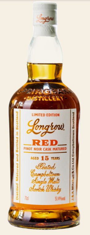 X Longrow 15y red Pinot Noir Cask 0,7l 51,4% vol. Schottland Campbeltown