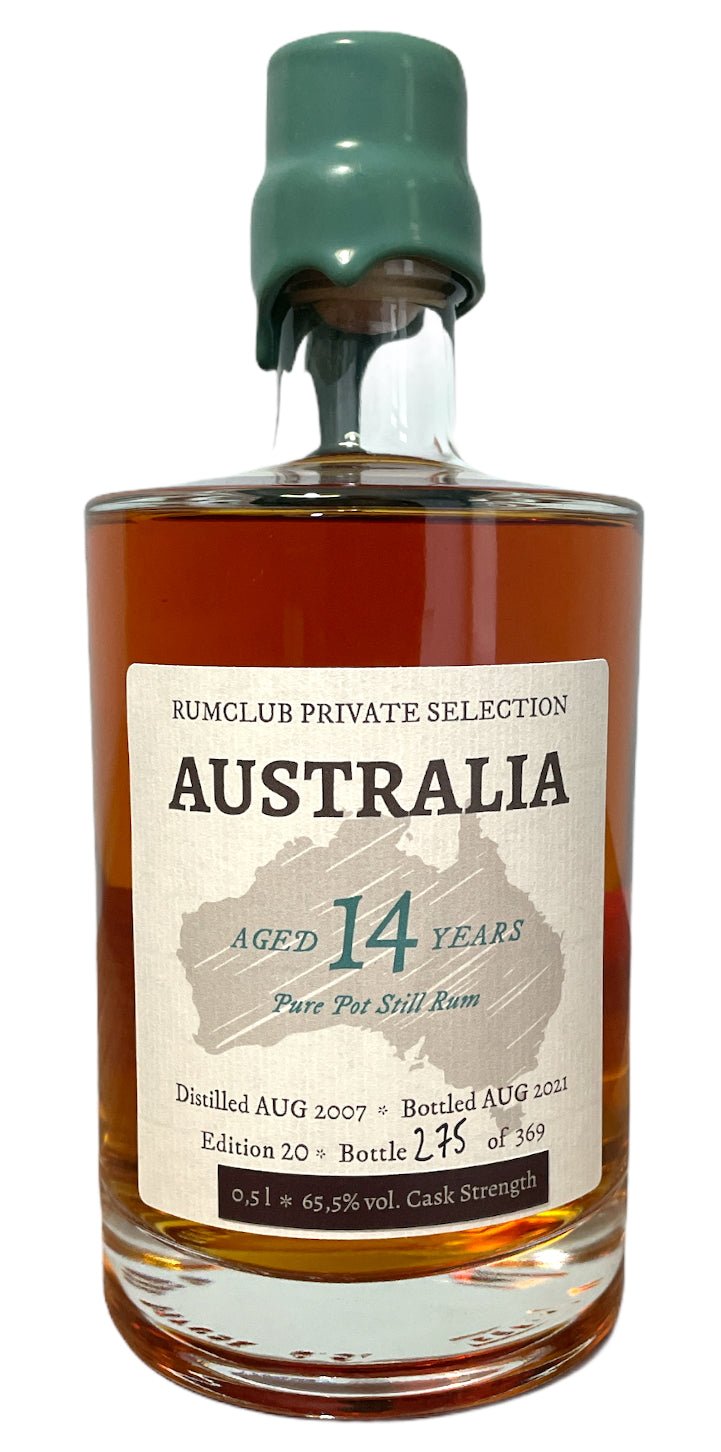 Rumclub Ed. 20 Austrálie 2007 65,5% vol. 0,5l Single cask Rum club Austrálie PRIVATE SELECTION EDITION