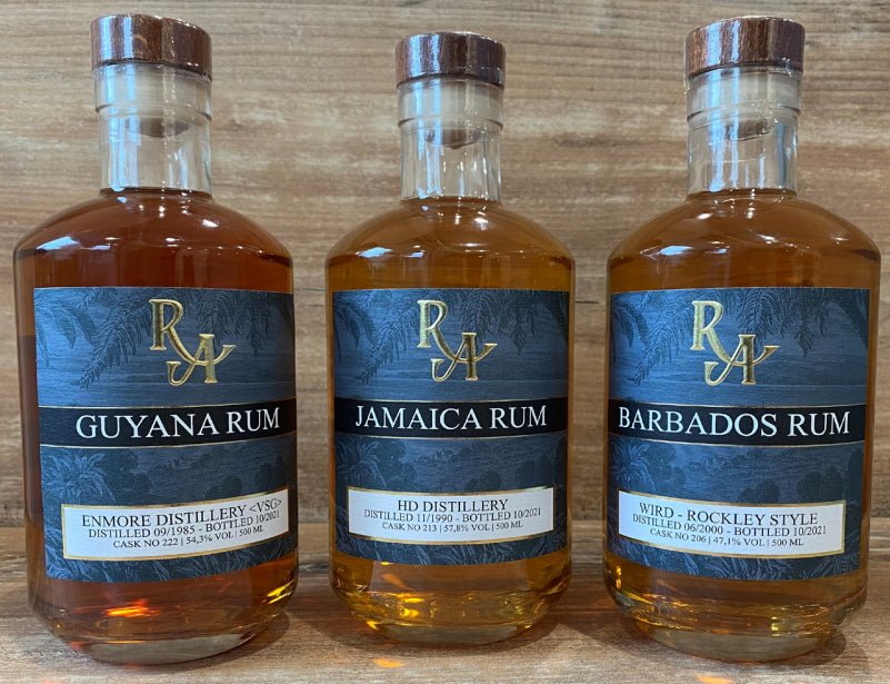 x RA Barbados 2000 21y 2021 WIRD Dist. 0,5l 47,1% vol. Artesanal Rum Single Cask