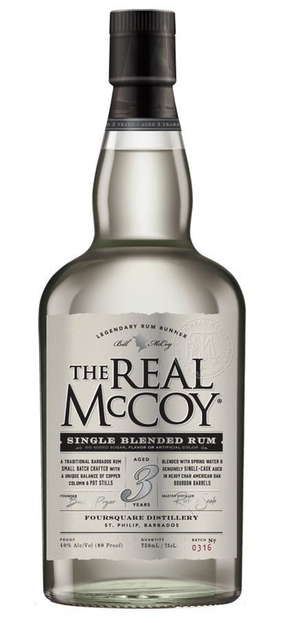 x The Real McCoy 3Y Rum 40%vol. 0,7l Barbados Foursquare Distillery