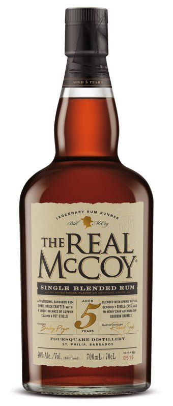 X The Real McCoy 5Y Rum 40%vol. 0,7l Barbados Foursquare Distillery